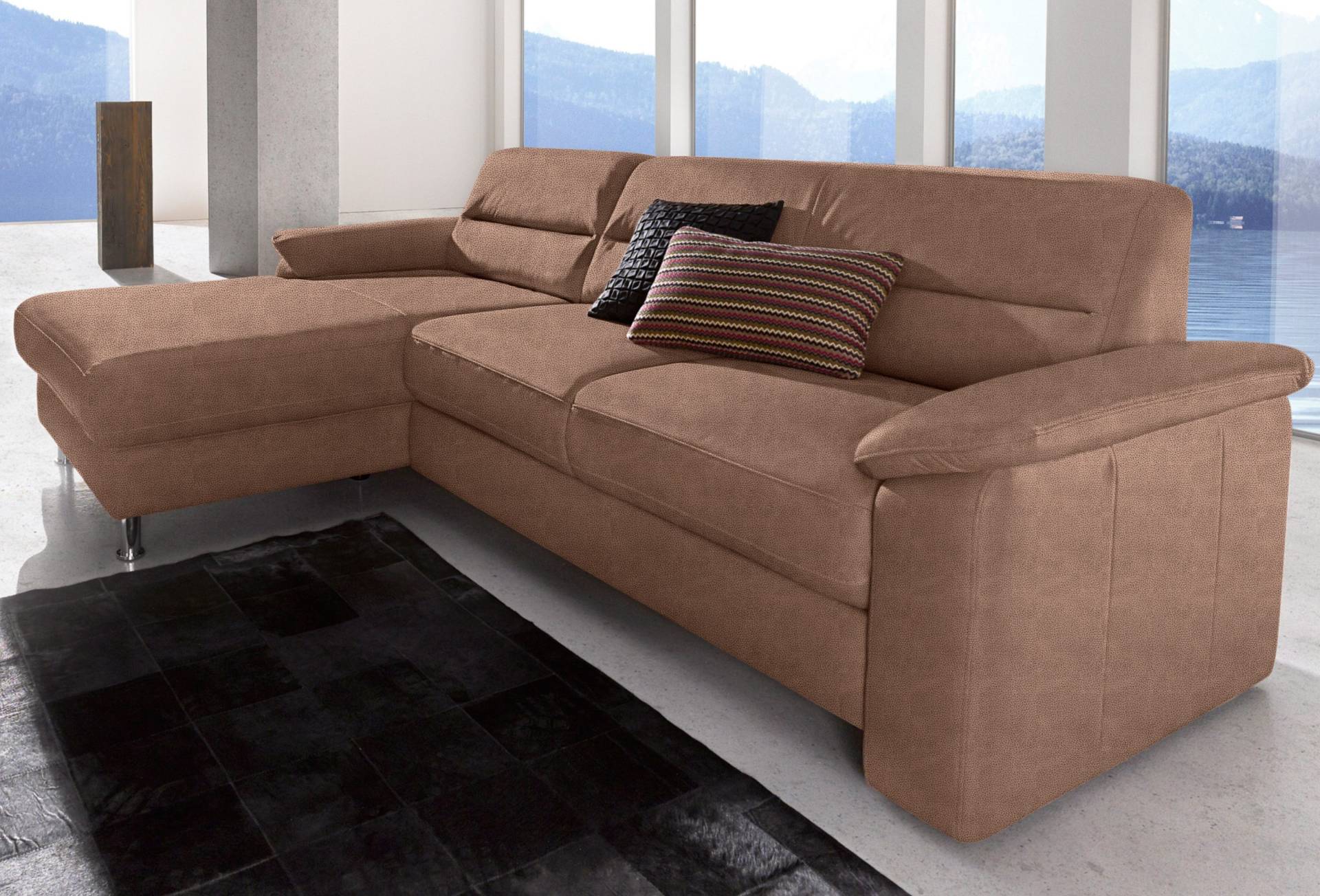 sit&more Ecksofa »Top Ascara L-Form«, inklusive Boxspring/Federkern-Polsterung, komfortablem Federkern von sit&more