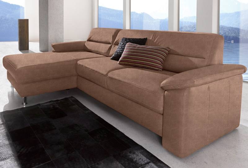 sit&more Ecksofa »Top Ascara L-Form«, inklusive Boxspring/Federkern-Polsterung, komfortablem Federkern von sit&more