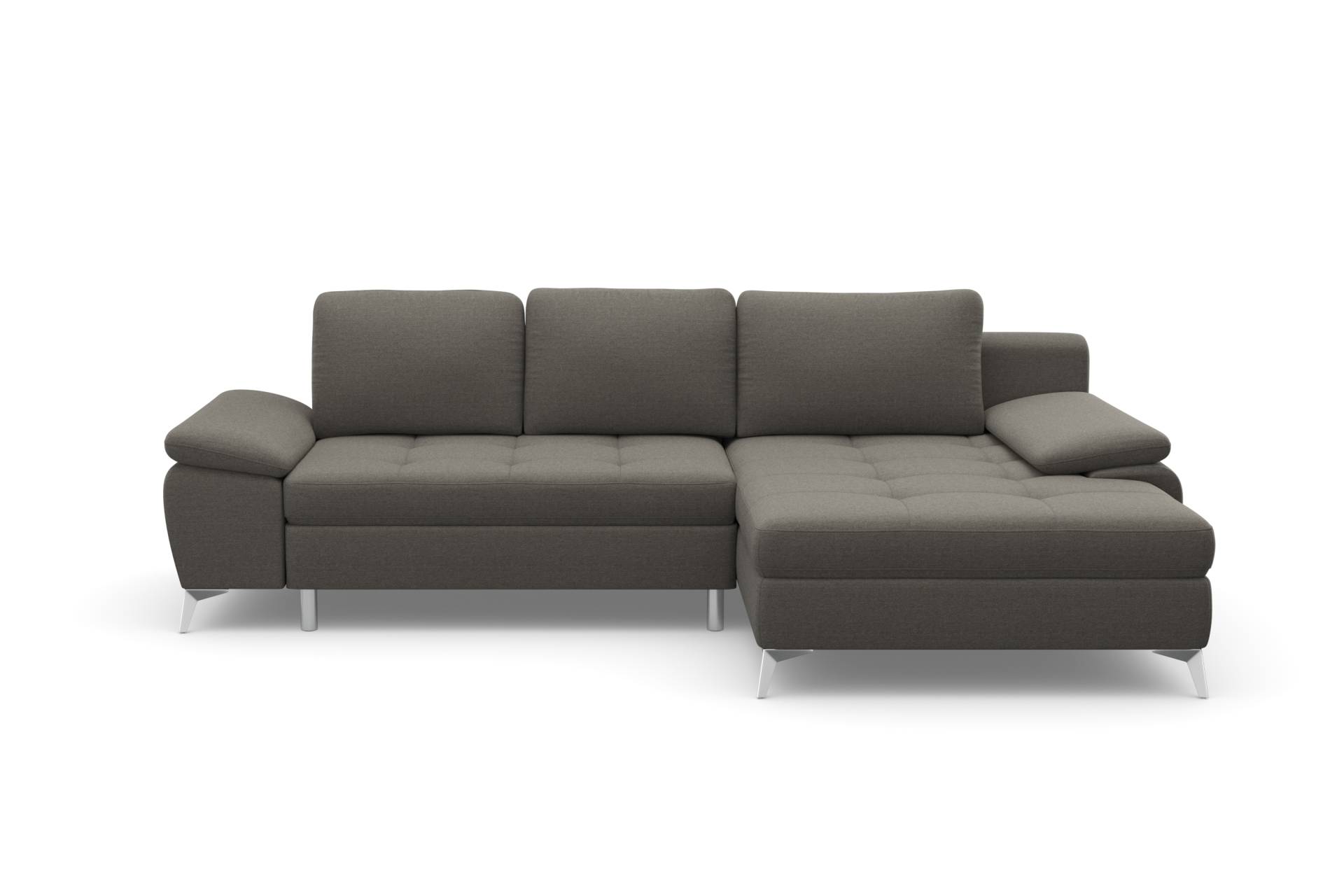 sit&more Ecksofa »Latigo L-Form«, mit Recamiere, wahlweise mit Bettfunktion und Bettkasten von sit&more