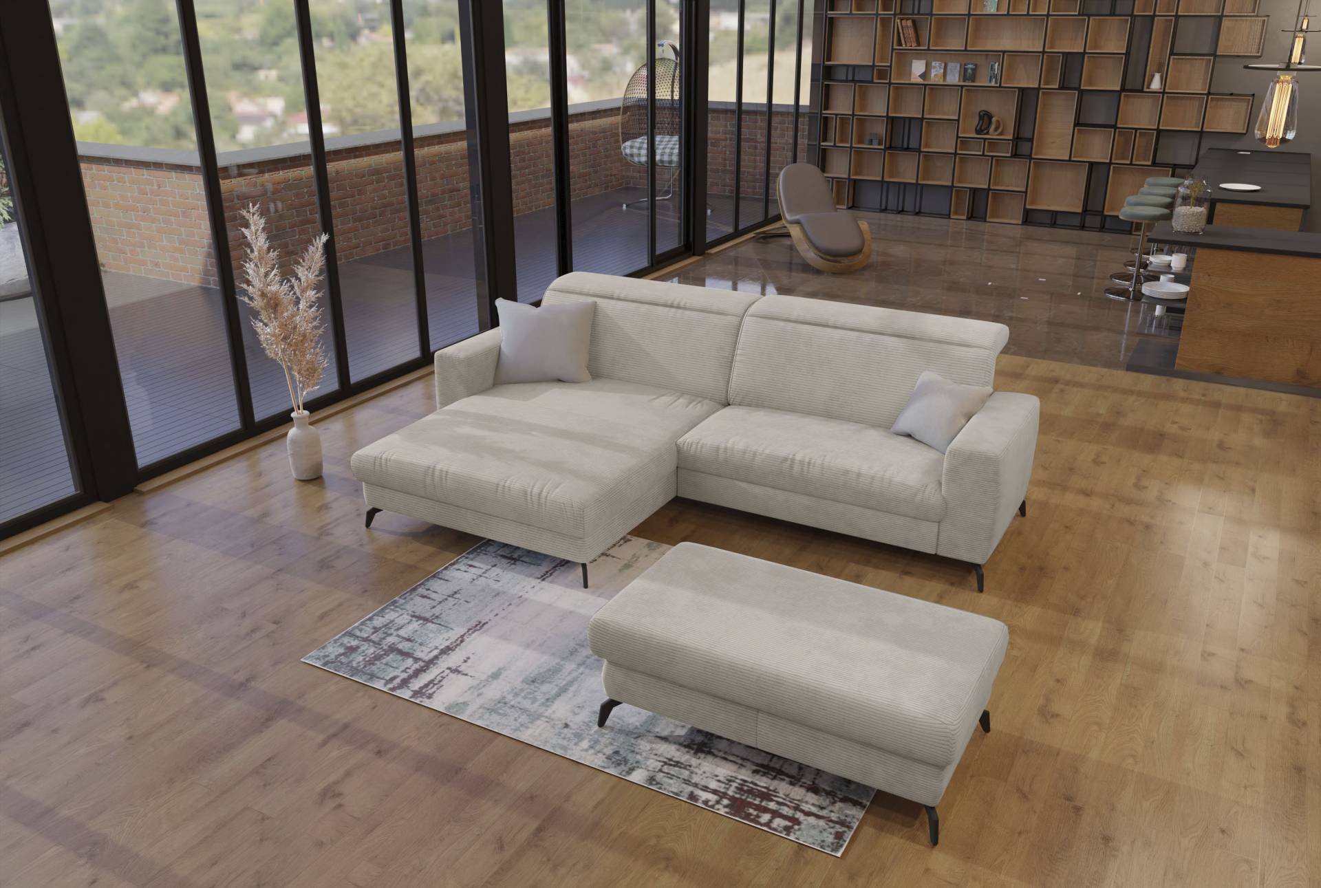 sit&more Ecksofa »Bolero L-Form« von sit&more