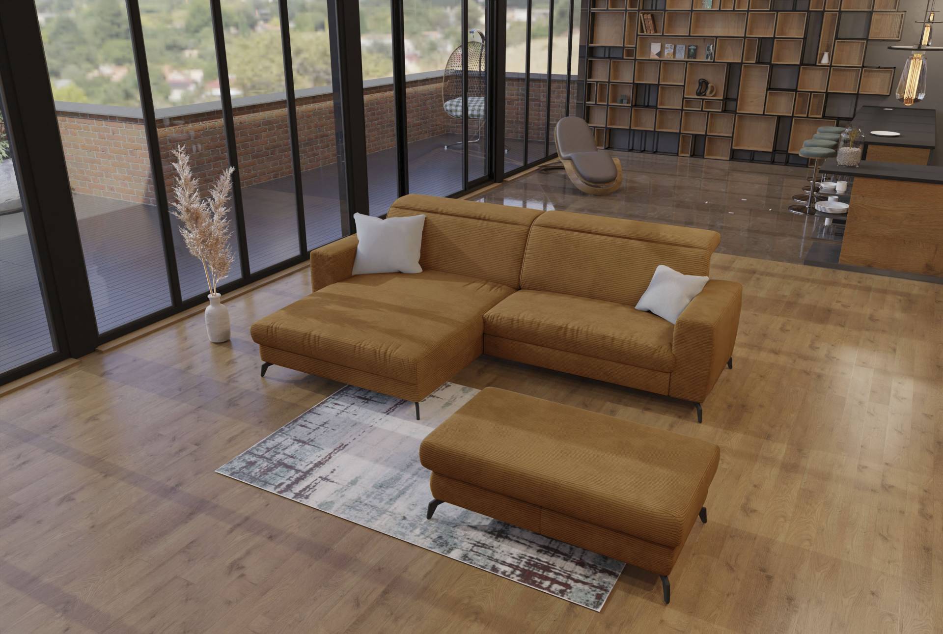 sit&more Ecksofa »Bolero L-Form« von sit&more