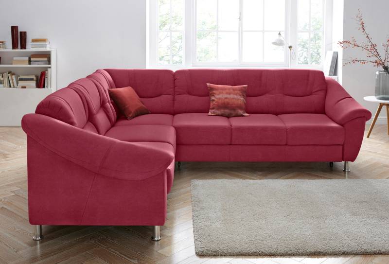 sit&more Ecksofa »Salsa L-Form«, mit Federkern, wahlweise mit Bettfunktion von sit&more