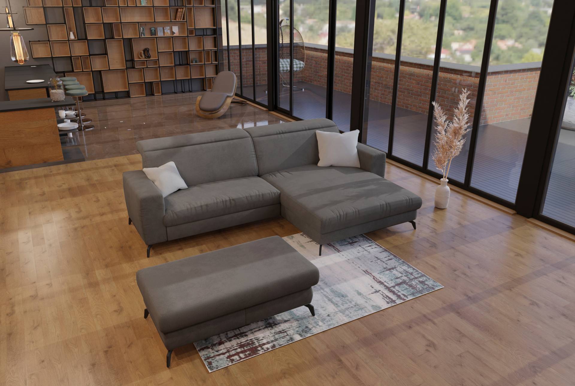 sit&more Ecksofa »Bolero L-Form« von sit&more