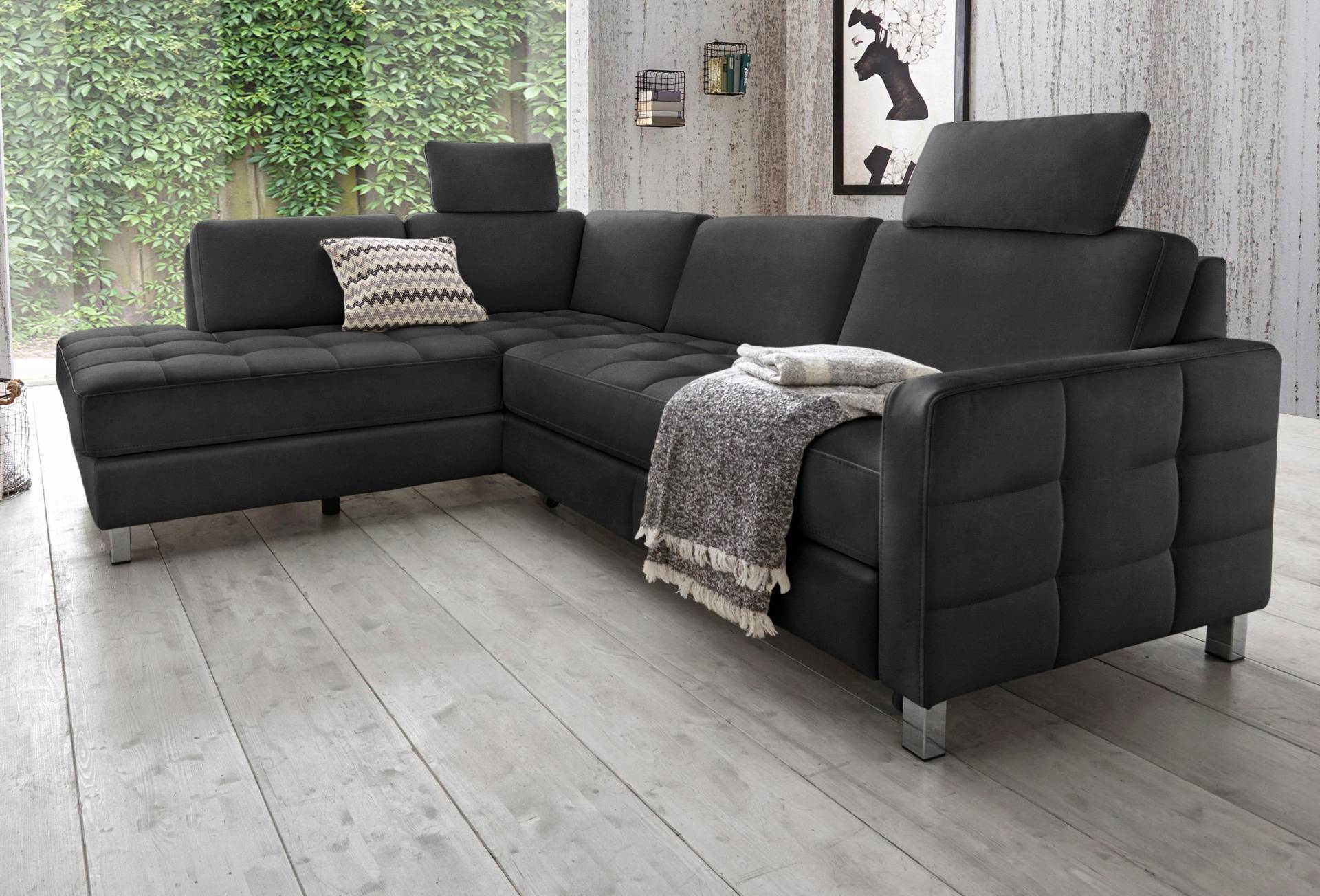 sit&more Ecksofa »Pablo«, wahlweise mit Bettfunktion von sit&more