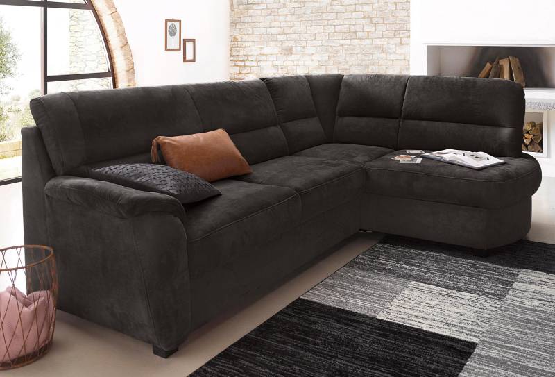 sit&more Ecksofa »Pandora L-Form«, wahlweise mit Bettfunktion und Bettkasten von sit&more