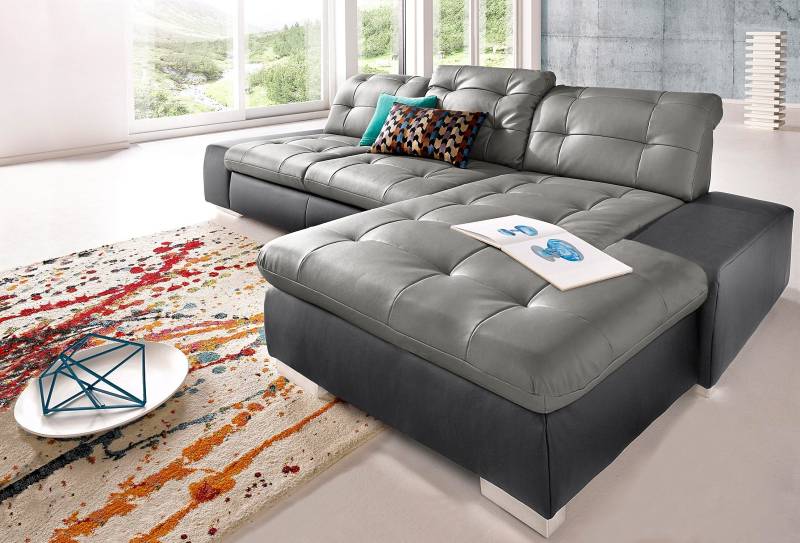 sit&more Ecksofa »Palomino L-Form«, wahlweise XL oder XXL und mit Bettfunktion von sit&more
