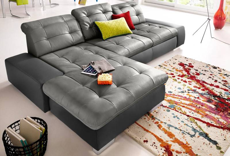 sit&more Ecksofa »Palomino L-Form«, wahlweise XL oder XXL und mit Bettfunktion von sit&more
