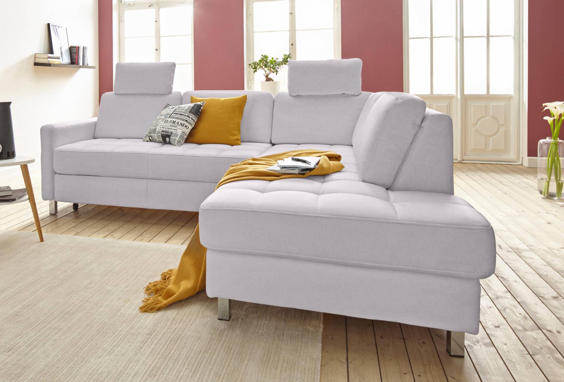sit&more Ecksofa »Pablo L-Form«, wahlweise mit Bettfunktion und Bettkasten sit&more Ecksofa »Pablo L-Form«, wahlweise mit Bettfunktion und Bettkasten von sit&more