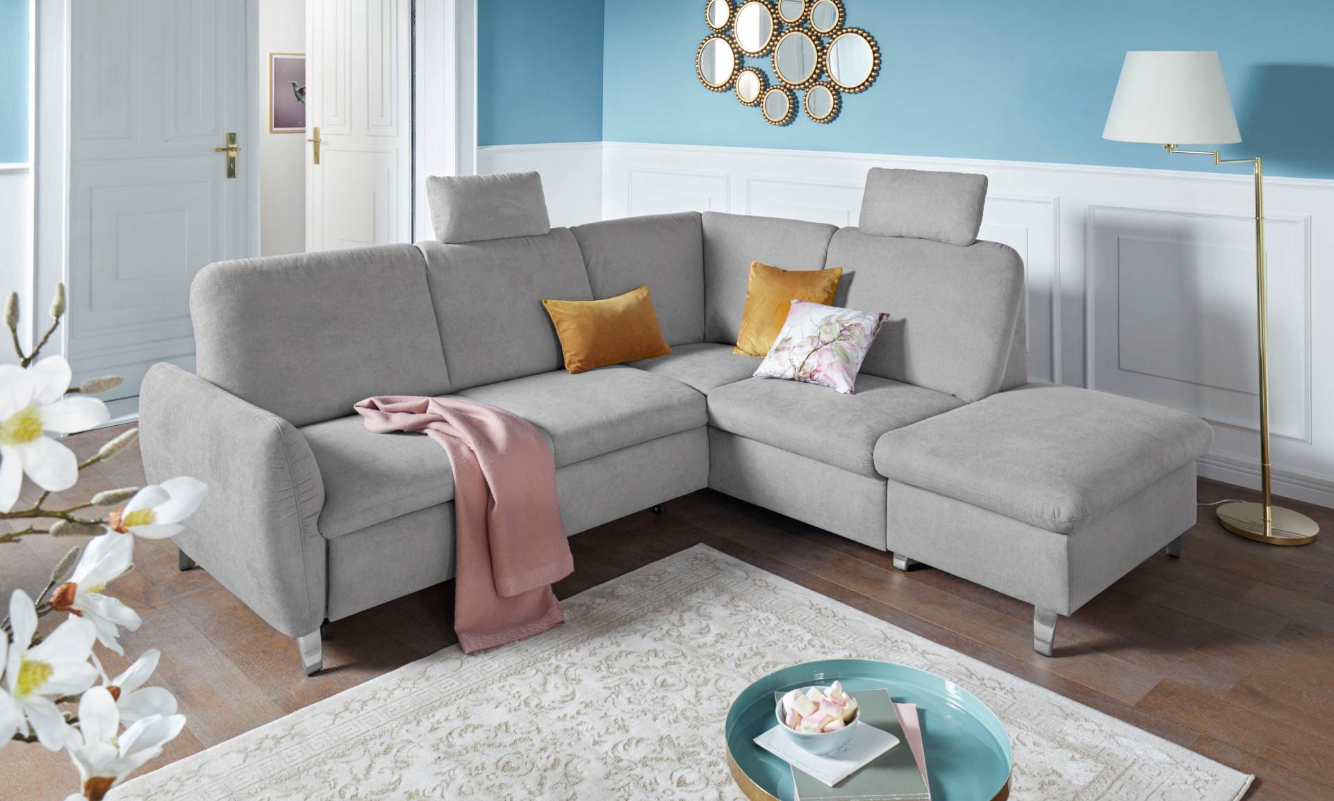 sit&more Ecksofa »Daytona L-Form«, mit Federkern, zwei Kopfstützen und wahlweise mit Bettfunktion sit&more Ecksofa »Daytona L-Form«, mit Federkern, zwei Kopfstützen und wahlweise mit Bettfunktion von sit&more
