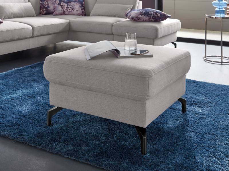 sit&more Hocker »Percy«, Fusshöhe 15cm, wahlweise mit unterschiedlichen Fussfarben von sit&more