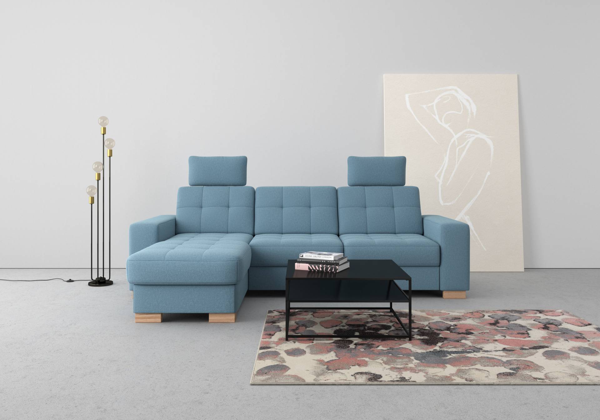 sit&more Ecksofa »Quincy L-Form«, wahlweise mit Bettfunktion und Bettkasten sit&more Ecksofa »Quincy L-Form«, wahlweise mit Bettfunktion und Bettkasten von sit&more