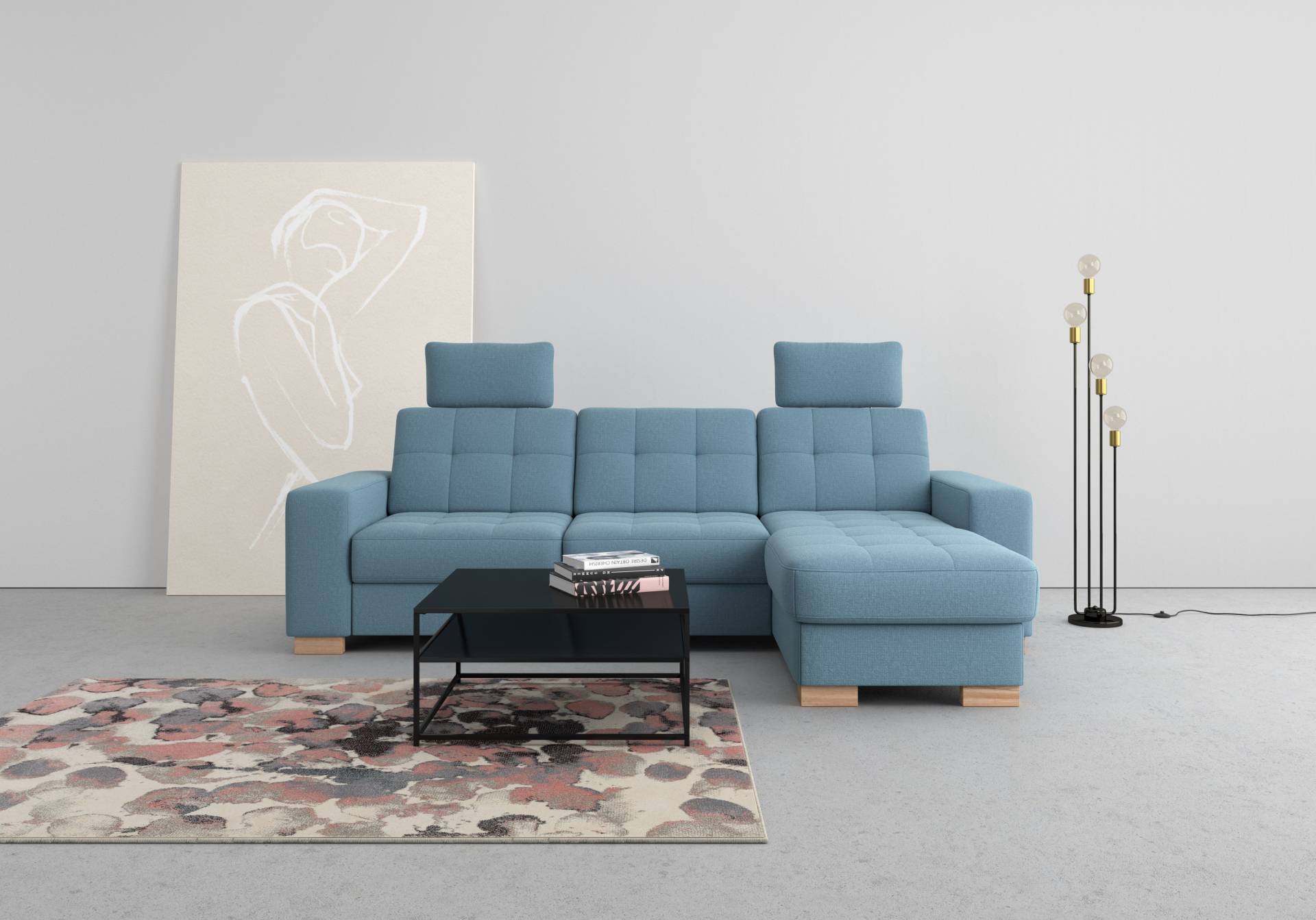 sit&more Ecksofa »Quincy L-Form«, wahlweise mit Bettfunktion und Bettkasten sit&more Ecksofa »Quincy L-Form«, wahlweise mit Bettfunktion und Bettkasten von sit&more