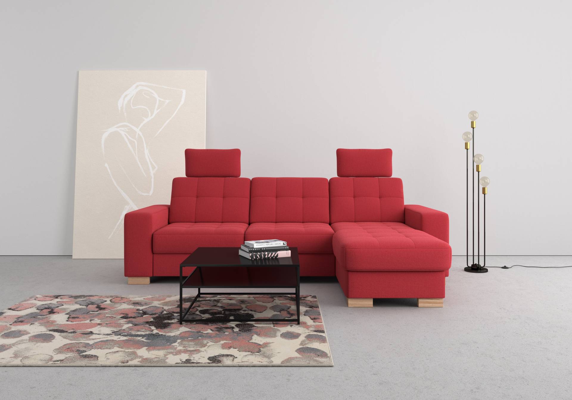 sit&more Ecksofa »Quincy L-Form« von sit&more