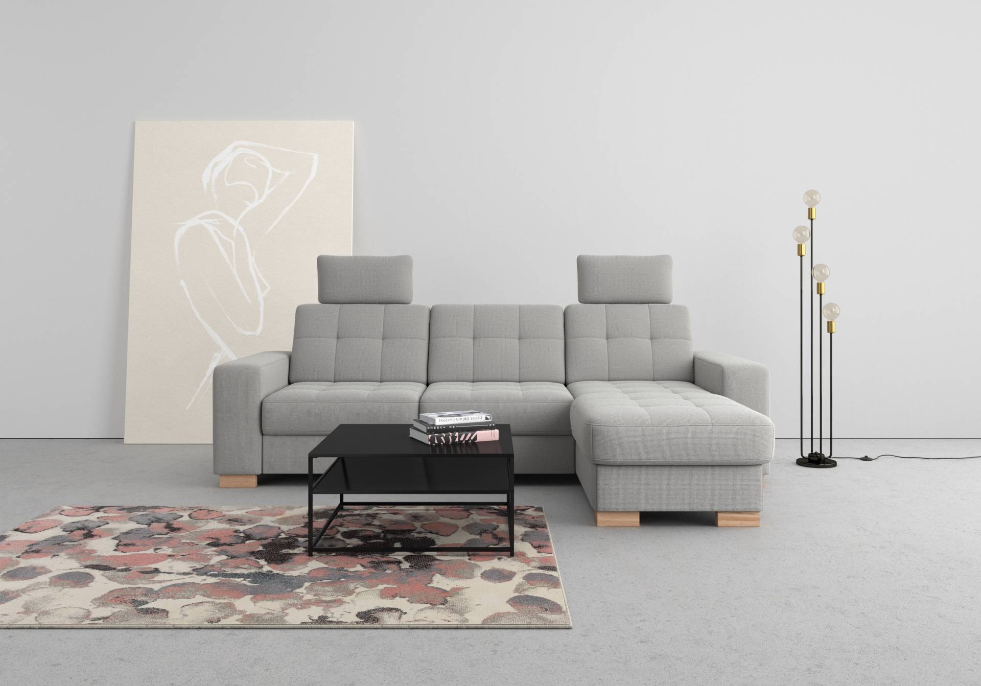 sit&more Ecksofa »Quincy L-Form«, wahlweise mit Bettfunktion und Bettkasten sit&more Ecksofa »Quincy L-Form«, wahlweise mit Bettfunktion und Bettkasten von sit&more