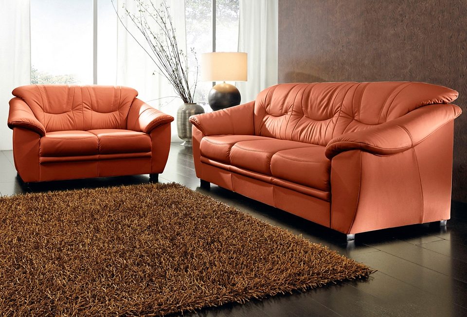 sit&more Polstergarnitur »Savona«, (2-tlg.), bestehend aus je einem 2- und 3-Sitzer, inklusive Federkern von sit&more