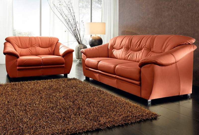 sit&more Polstergarnitur »Savona«, (2-tlg.), bestehend aus je einem 2- und 3-Sitzer, inklusive Federkern von sit&more