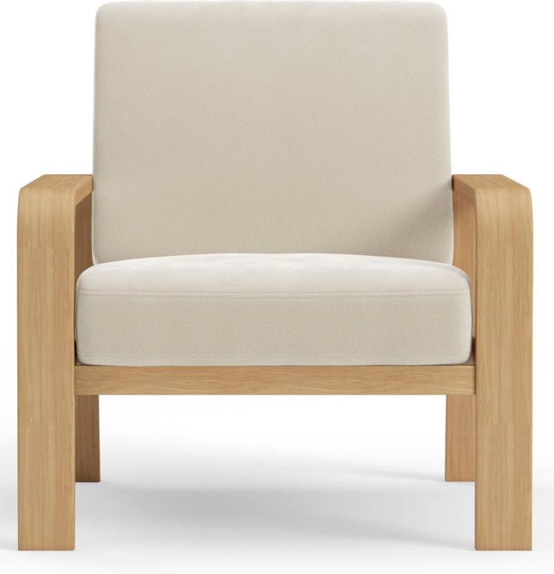 sit&more Sessel »Kolding«, Armlehnen aus Buchenholz in natur, verschiedene Bezüge und Farben von sit&more