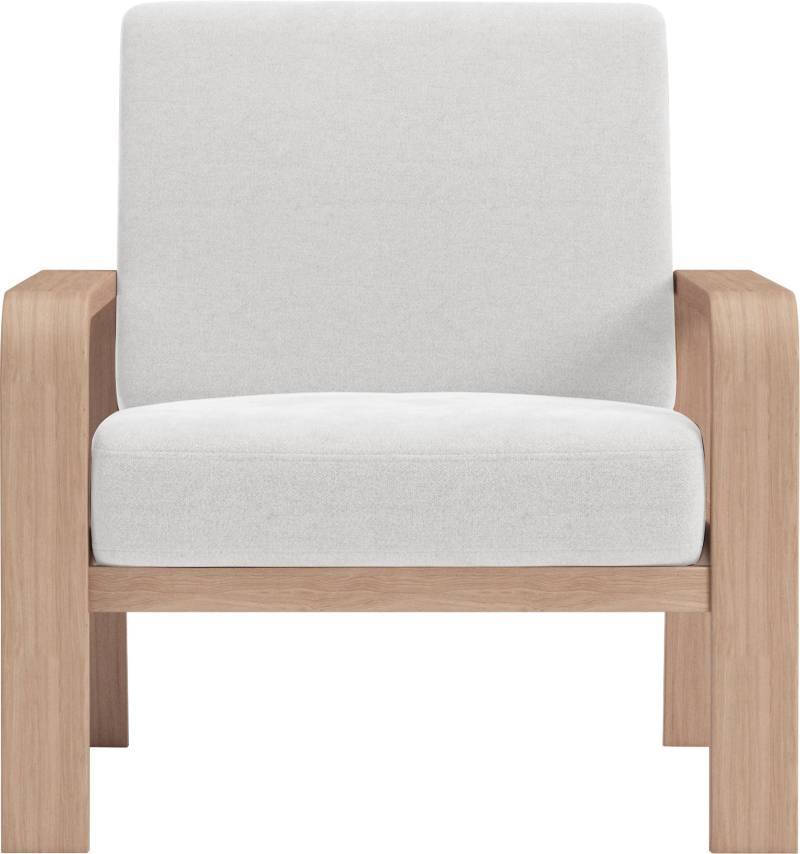 sit&more Sessel »Kolding«, Armlehnen aus Buchenholz in natur, verschiedene Bezüge und Farben von sit&more