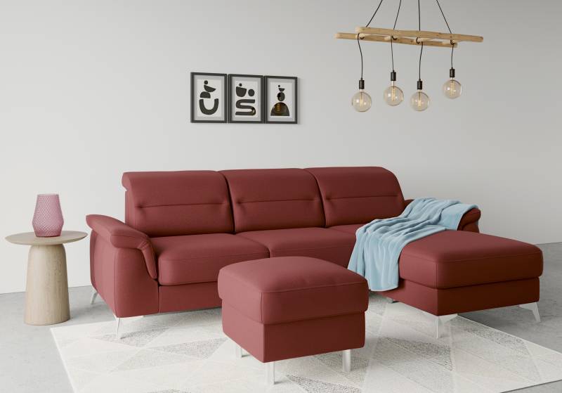 sit&more Stauraumhocker »Sinatra«, Sitzfläche ist abnehmbar, chromfarbene Metallfüsse von sit&more