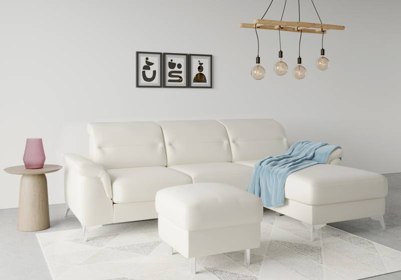 sit&more Stauraumhocker »Sinatra«, Sitzfläche ist abnehmbar, chromfarbene Metallfüsse von sit&more