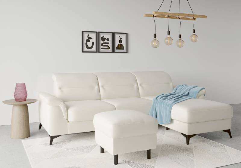 sit&more Stauraumhocker »Sinatra«, Sitzfläche ist abnehmbar, mattschwarze Metallfüsse von sit&more