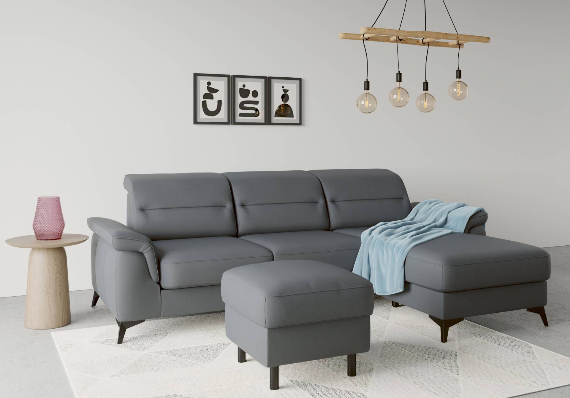 sit&more Stauraumhocker »Sinatra«, Sitzfläche ist abnehmbar, mattschwarze Metallfüsse sit&more Stauraumhocker »Sinatra«, Sitzfläche ist abnehmbar, mattschwarze Metallfüsse von sit&more
