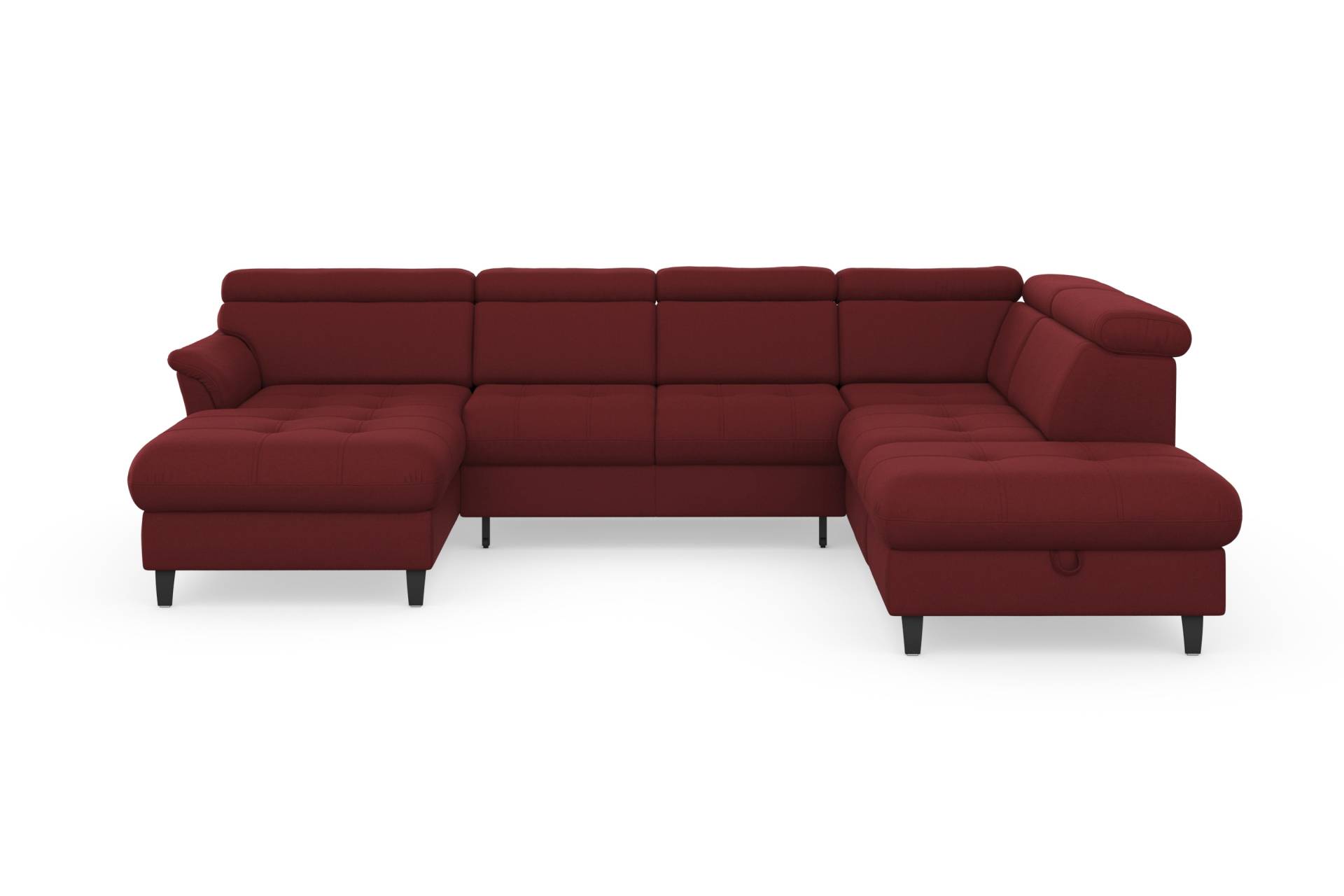 sit&more Wohnlandschaft »Marano U-Form«, inklusive Kopfteilverstellung, wahlweise mit Bettfunktion, Bettkasten sit&more Wohnlandschaft »Marano U-Form«, inklusive Kopfteilverstellung, wahlweise mit Bettfunktion, Bettkasten von sit&more