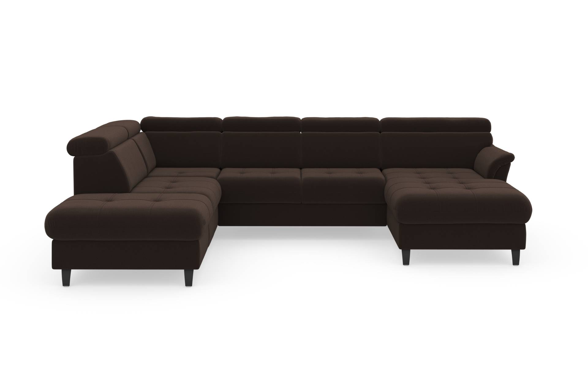 sit&more Wohnlandschaft »Marano U-Form«, inklusive Kopfteilverstellung, wahlweise mit Bettfunktion, Bettkasten sit&more Wohnlandschaft »Marano U-Form«, inklusive Kopfteilverstellung, wahlweise mit Bettfunktion, Bettkasten von sit&more