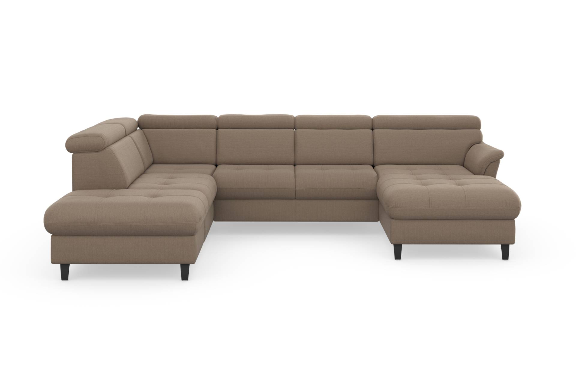 sit&more Wohnlandschaft »Marano U-Form«, inklusive Kopfteilverstellung, wahlweise mit Bettfunktion, Bettkasten sit&more Wohnlandschaft »Marano U-Form«, inklusive Kopfteilverstellung, wahlweise mit Bettfunktion, Bettkasten von sit&more