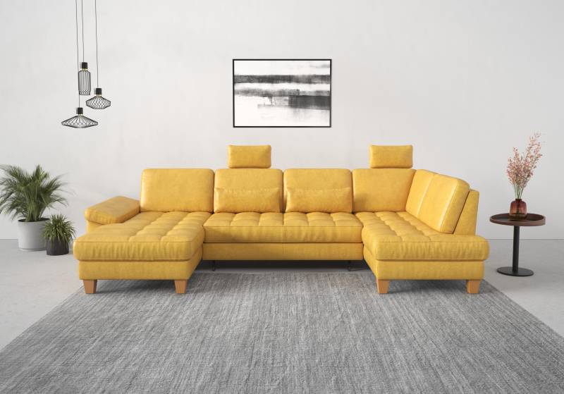 sit&more Wohnlandschaft »Westham U-Form«, wahlweise mit Bettfunktion, Bettkasten, Sitztiefenverstellung von sit&more