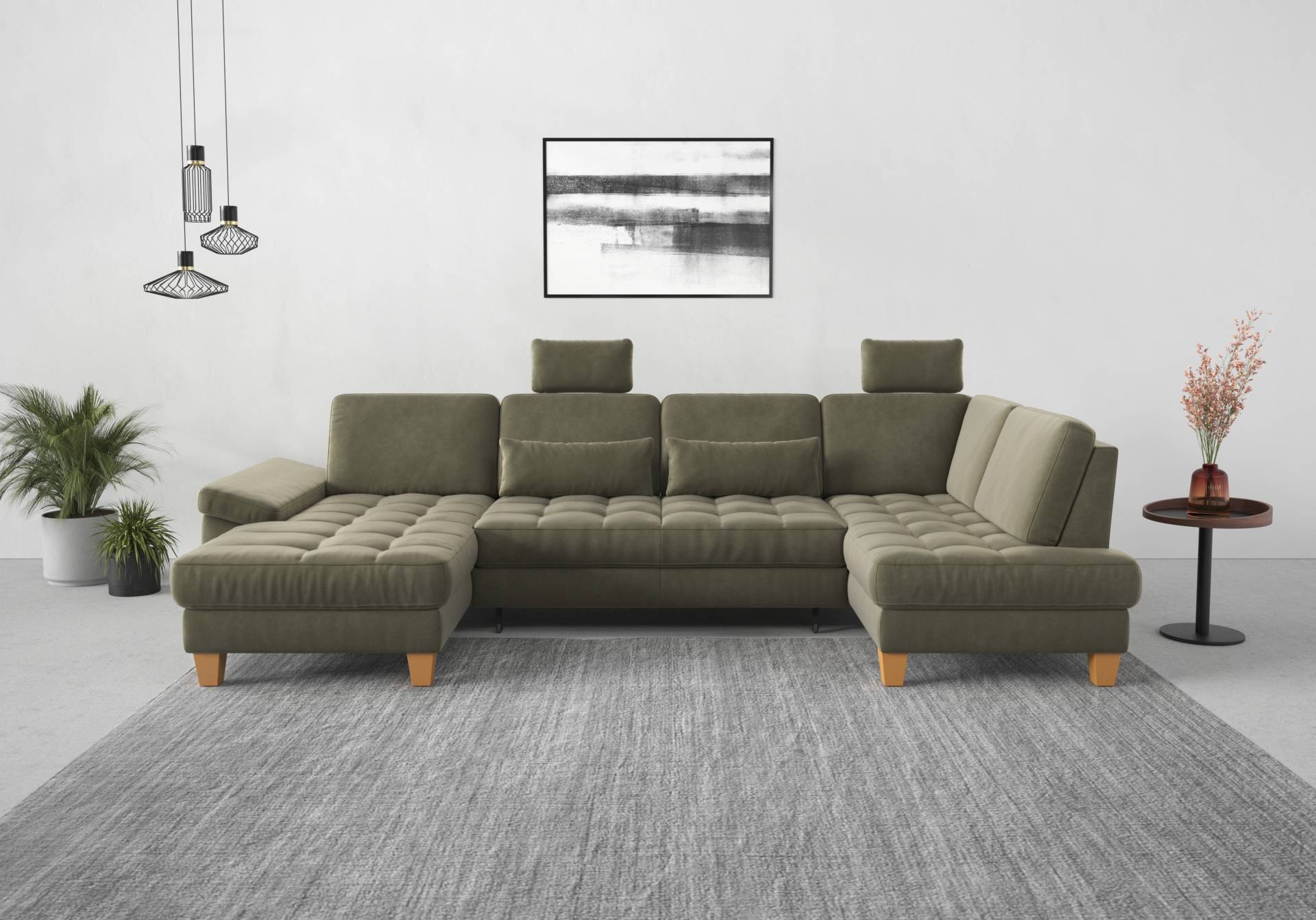 sit&more Wohnlandschaft »Westham U-Form«, wahlweise mit Bettfunktion, Bettkasten, Sitztiefenverstellung sit&more Wohnlandschaft »Westham U-Form«, wahlweise mit Bettfunktion, Bettkasten, Sitztiefenverstellung von sit&more
