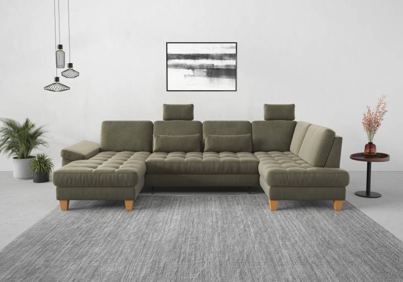 sit&more Wohnlandschaft »Westham U-Form«, wahlweise mit Bettfunktion, Bettkasten, Sitztiefenverstellung von sit&more