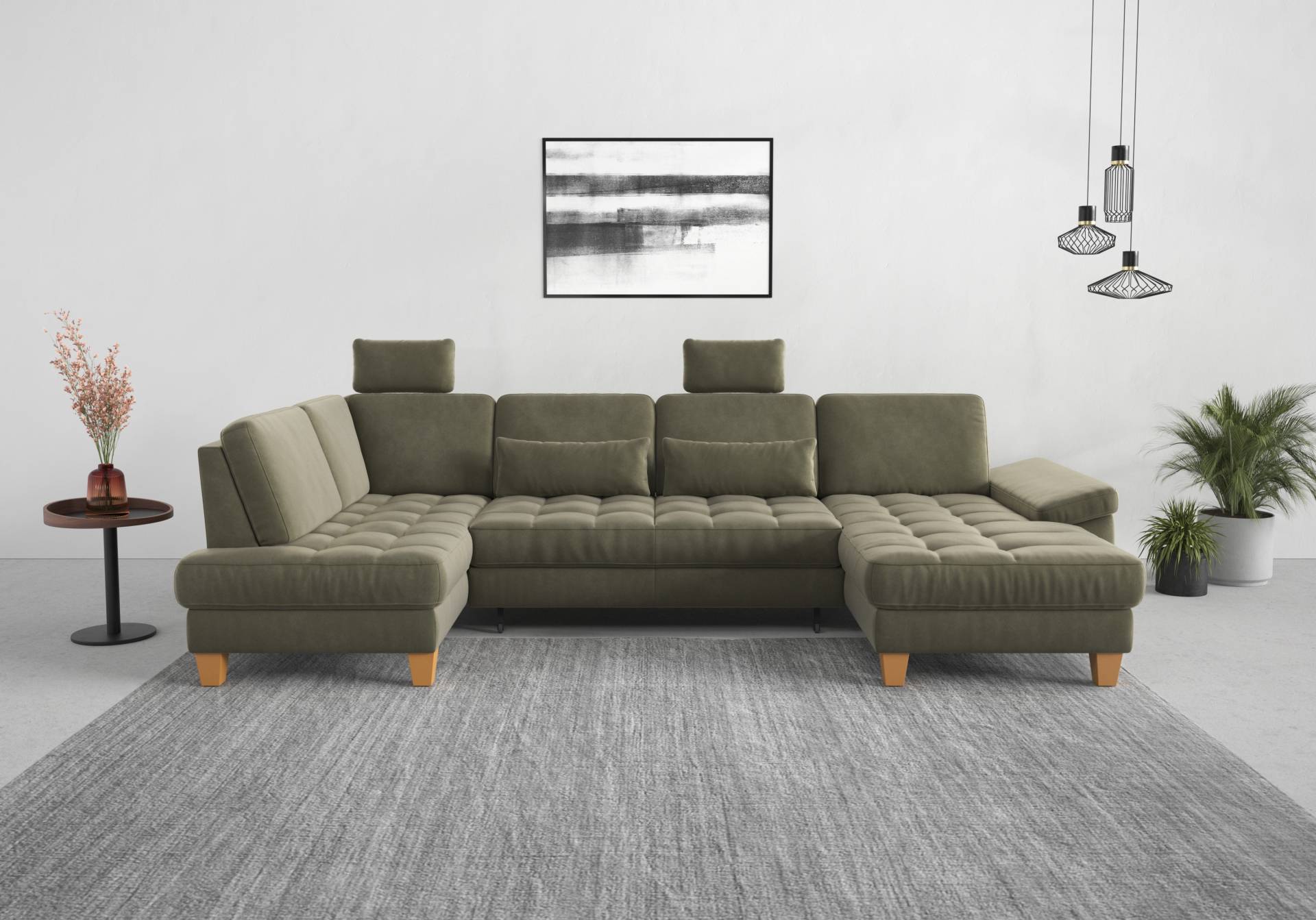 sit&more Wohnlandschaft »Westham U-Form«, wahlweise mit Bettfunktion, Bettkasten, Sitztiefenverstellung sit&more Wohnlandschaft »Westham U-Form«, wahlweise mit Bettfunktion, Bettkasten, Sitztiefenverstellung von sit&more