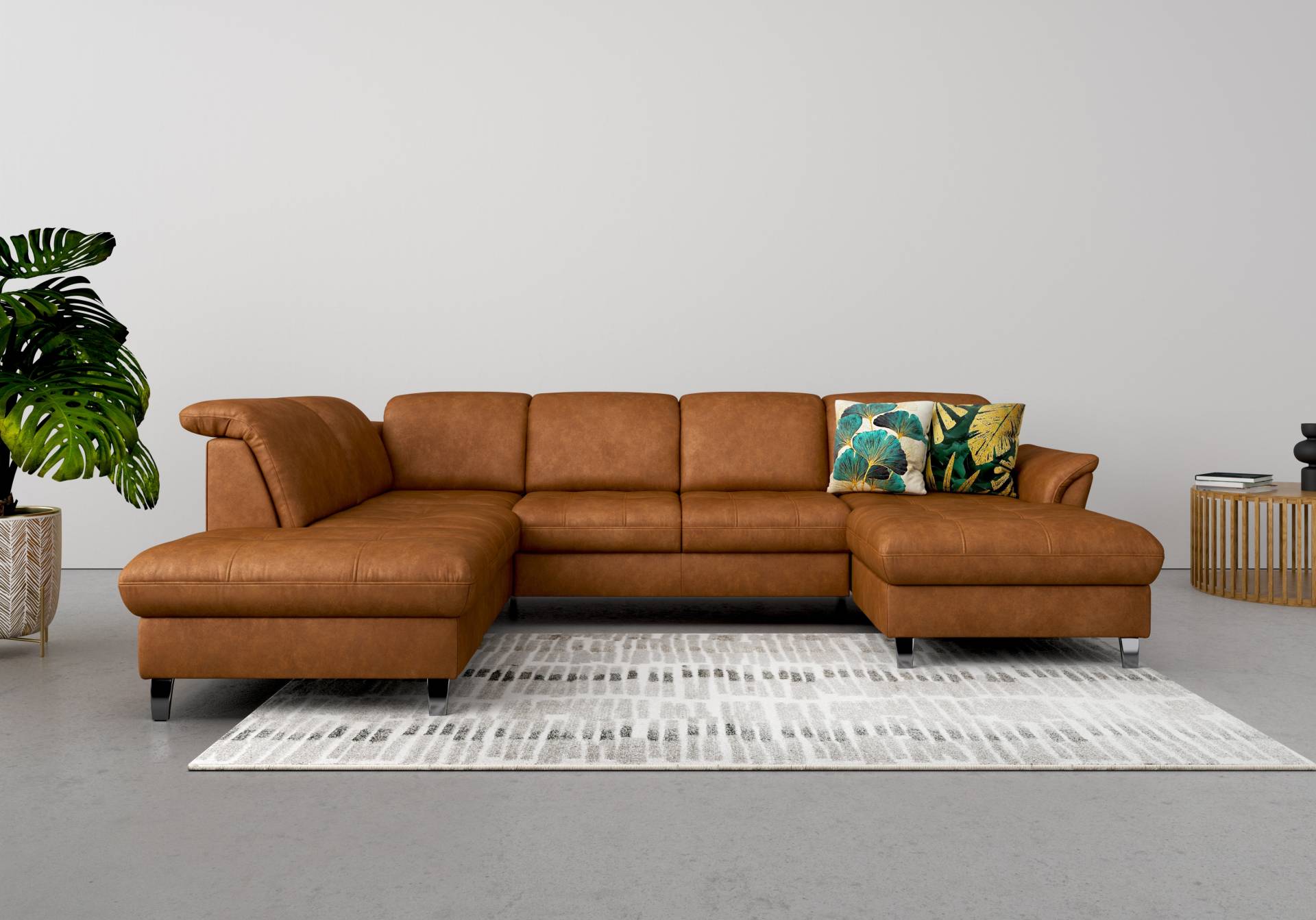 sit&more Wohnlandschaft »Maggiore U-Form«, wahlweise mit Kopfteilverstellung, Bettfunktion und Stauraum sit&more Wohnlandschaft »Maggiore U-Form«, wahlweise mit Kopfteilverstellung, Bettfunktion und Stauraum von sit&more