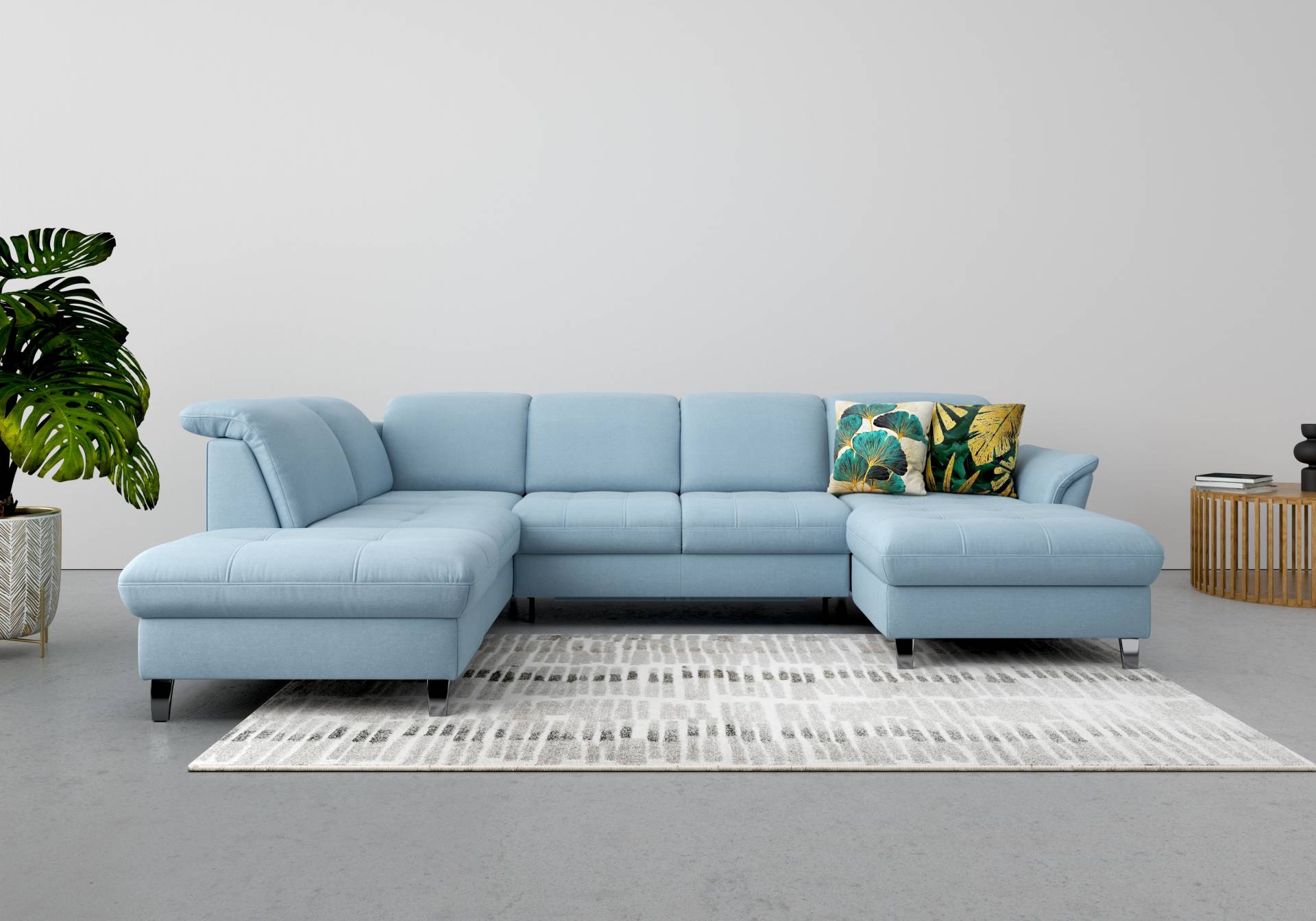 sit&more Wohnlandschaft »Maggiore U-Form«, wahlweise mit Kopfteilverstellung, Bettfunktion und Stauraum sit&more Wohnlandschaft »Maggiore U-Form«, wahlweise mit Kopfteilverstellung, Bettfunktion und Stauraum von sit&more