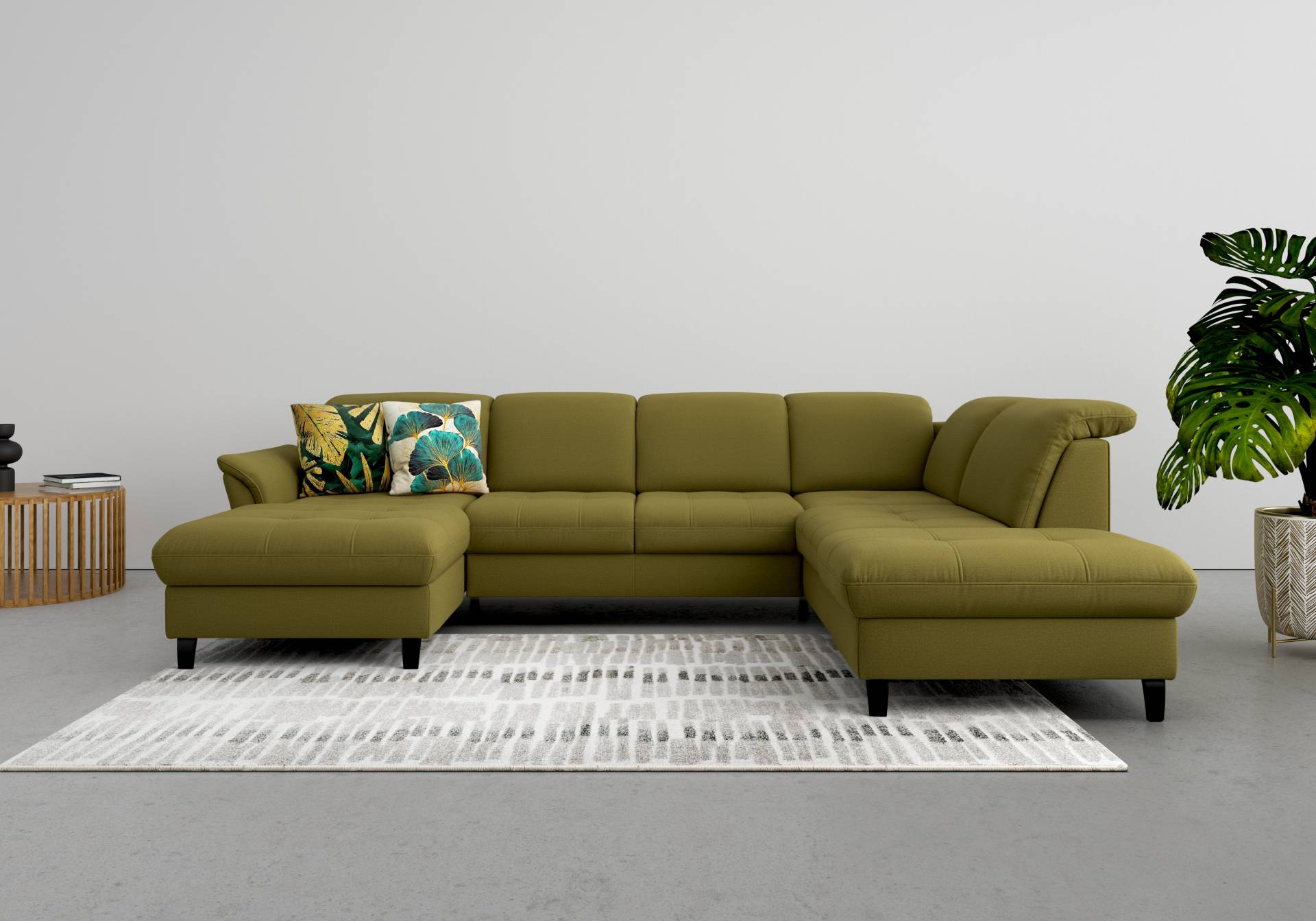 sit&more Wohnlandschaft »Maggiore U-Form«, wahlweise mit Kopfteilverstellung, Bettfunktion und Stauraum sit&more Wohnlandschaft »Maggiore U-Form«, wahlweise mit Kopfteilverstellung, Bettfunktion und Stauraum von sit&more