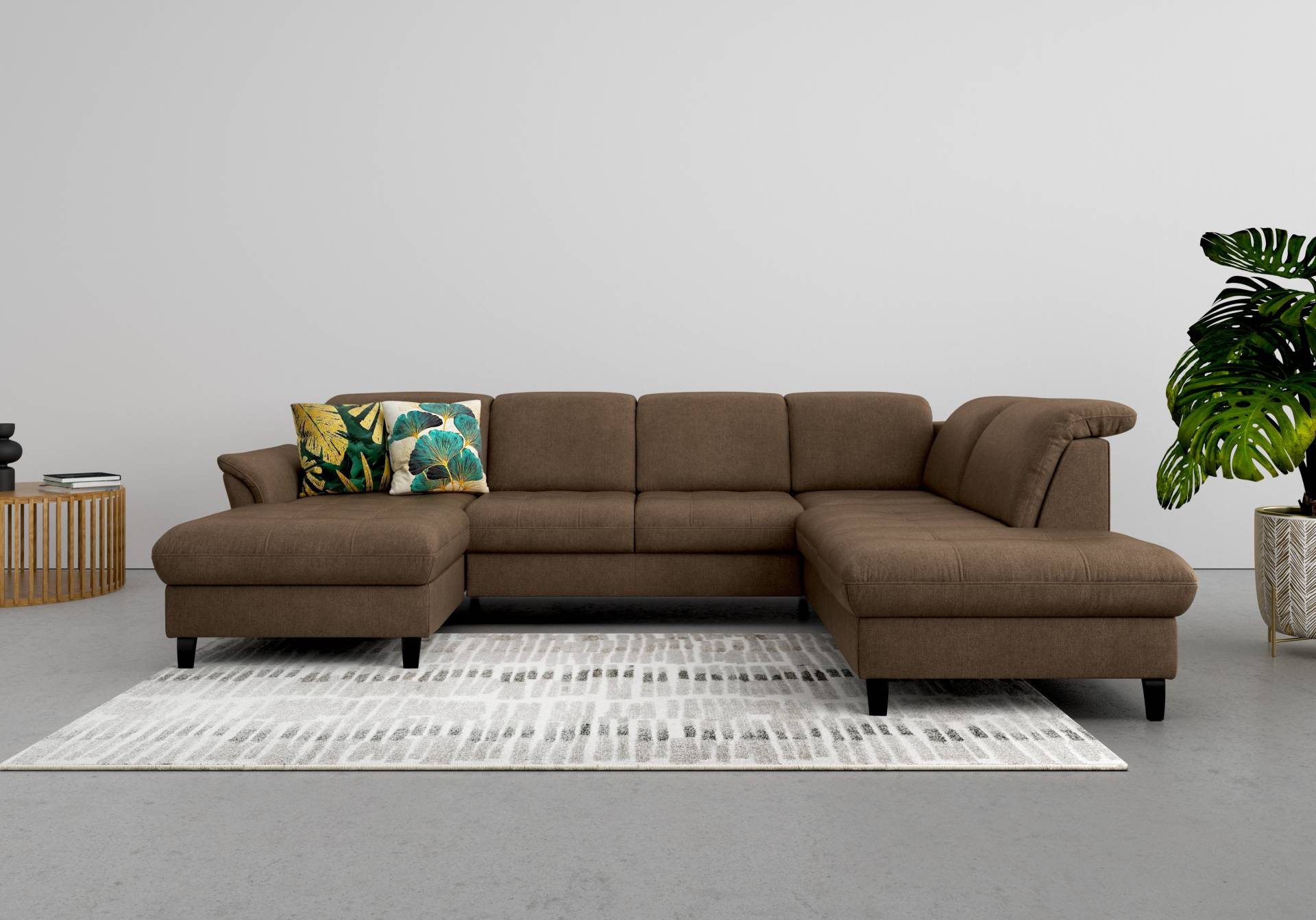 sit&more Wohnlandschaft »Maggiore U-Form«, wahlweise mit Kopfteilverstellung, Bettfunktion und Stauraum sit&more Wohnlandschaft »Maggiore U-Form«, wahlweise mit Kopfteilverstellung, Bettfunktion und Stauraum von sit&more