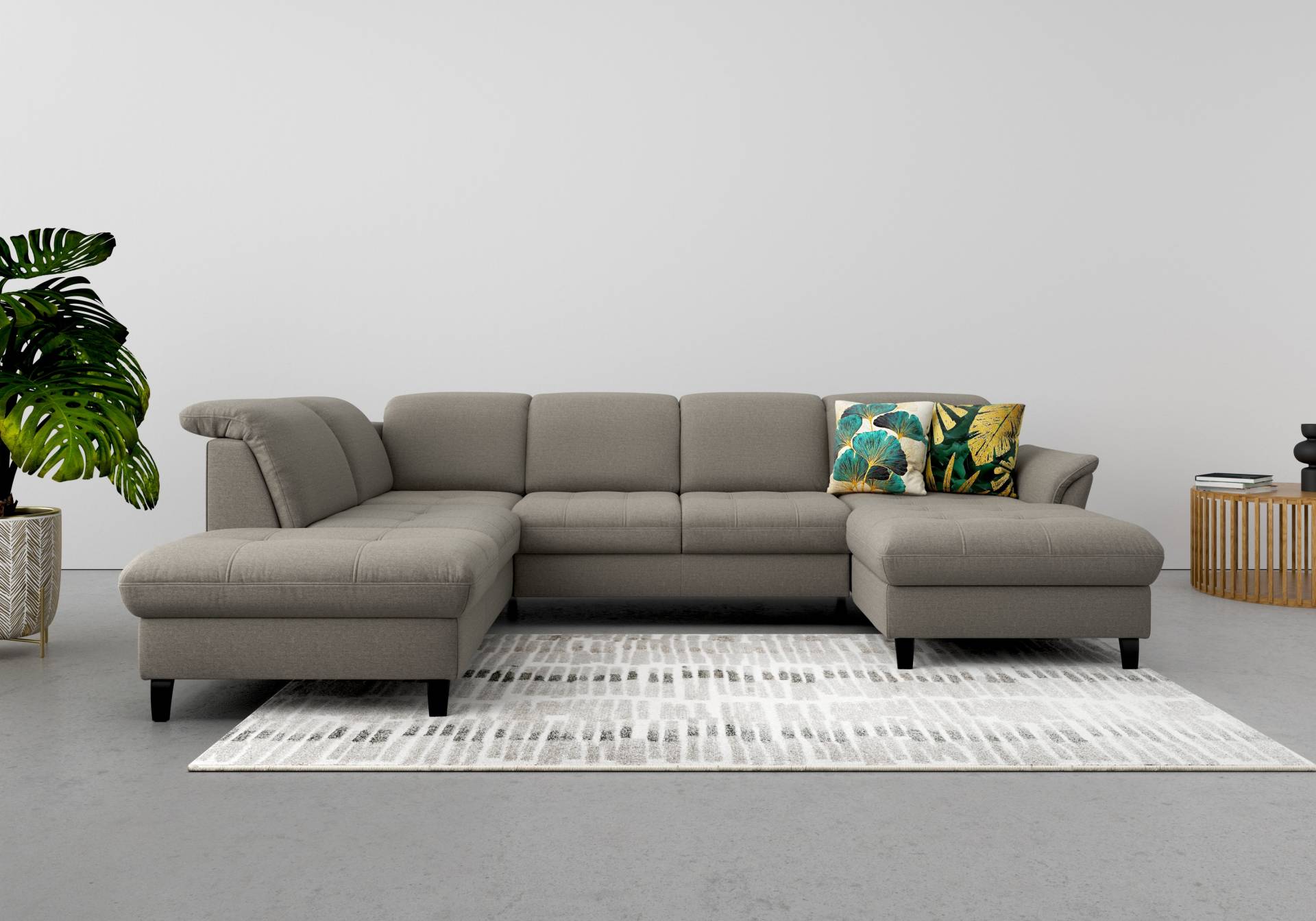 sit&more Wohnlandschaft »Maggiore U-Form«, wahlweise mit Kopfteilverstellung, Bettfunktion und Stauraum sit&more Wohnlandschaft »Maggiore U-Form«, wahlweise mit Kopfteilverstellung, Bettfunktion und Stauraum von sit&more