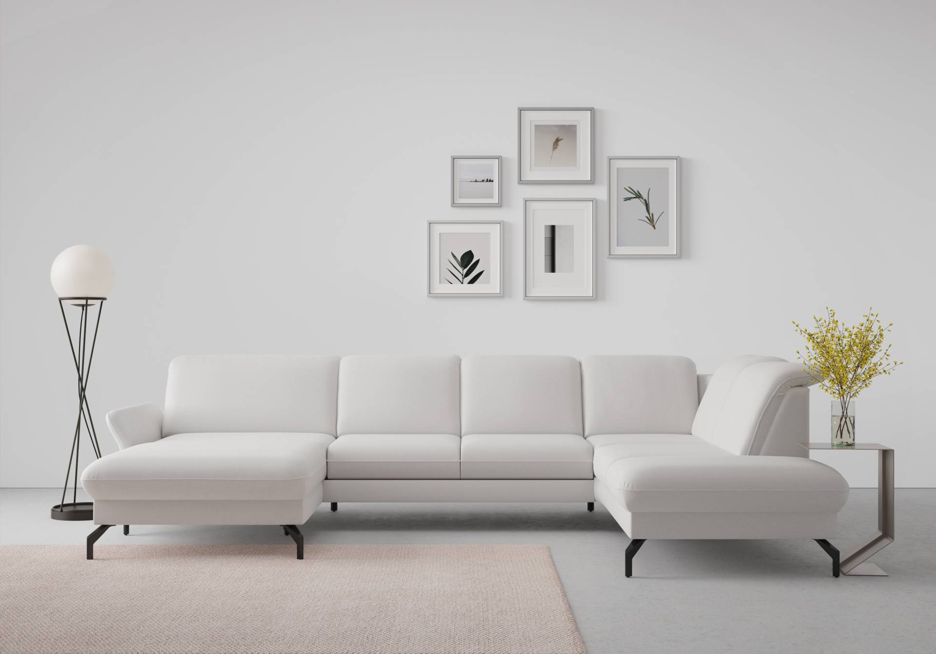 sit&more Wohnlandschaft »Fashion U-Form«, wahlweise mit Kopfteilverstellung, Vorziehsitz, motorisch, Metallfüsse sit&more Wohnlandschaft »Fashion U-Form«, wahlweise mit Kopfteilverstellung, Vorziehsitz, motorisch, Metallfüsse von sit&more