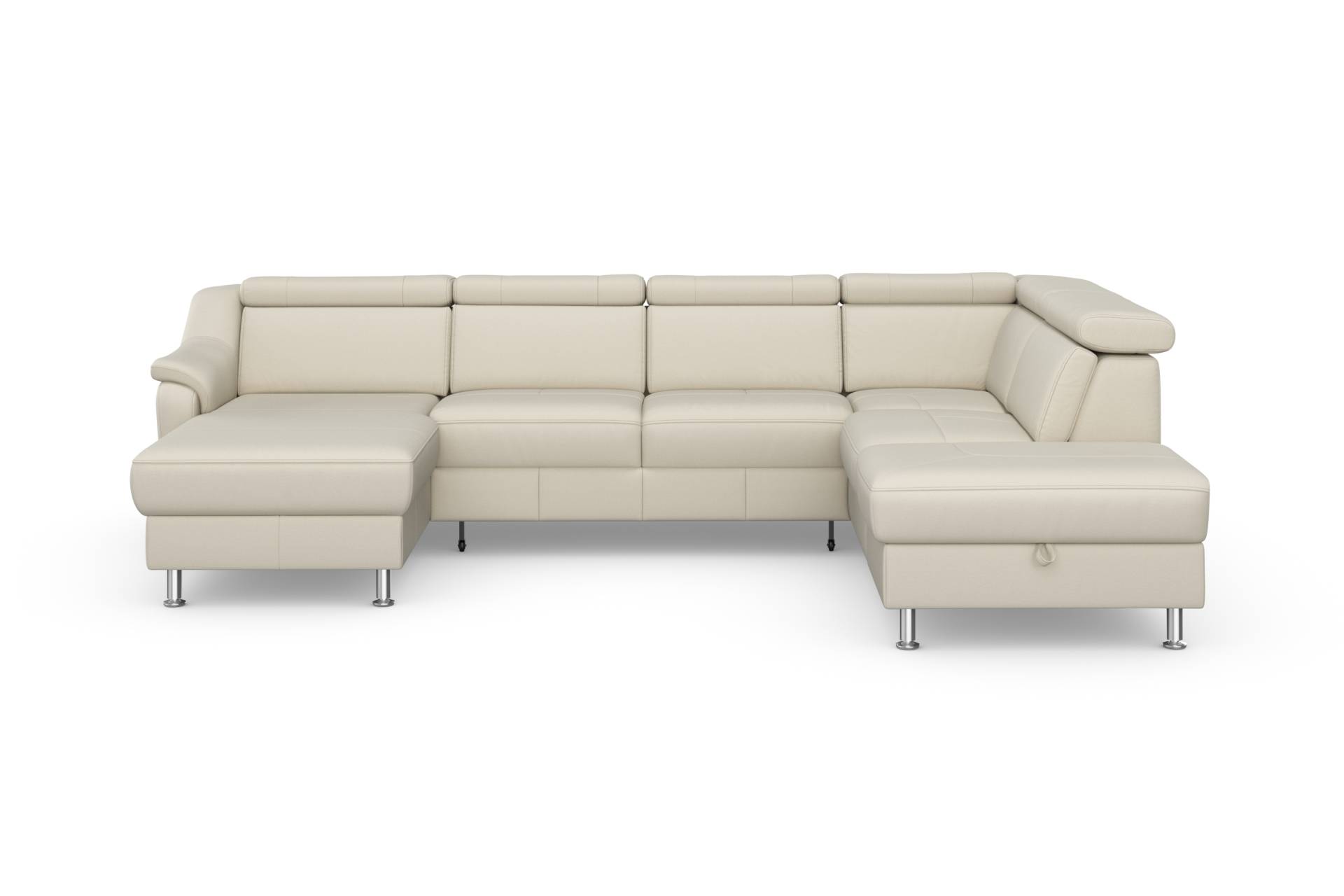sit&more Wohnlandschaft »Freetown U-Form«, Kopfteilverstellung und Federkern, wahlweise mit Bettfunktion sit&more Wohnlandschaft »Freetown U-Form«, Kopfteilverstellung und Federkern, wahlweise mit Bettfunktion von sit&more