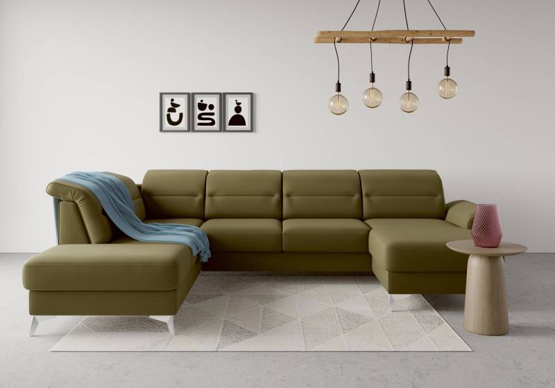 sit&more Wohnlandschaft »Sinatra U-Form«, optional mit Kopfteilverstellung und Armteilfunktion etc. von sit&more