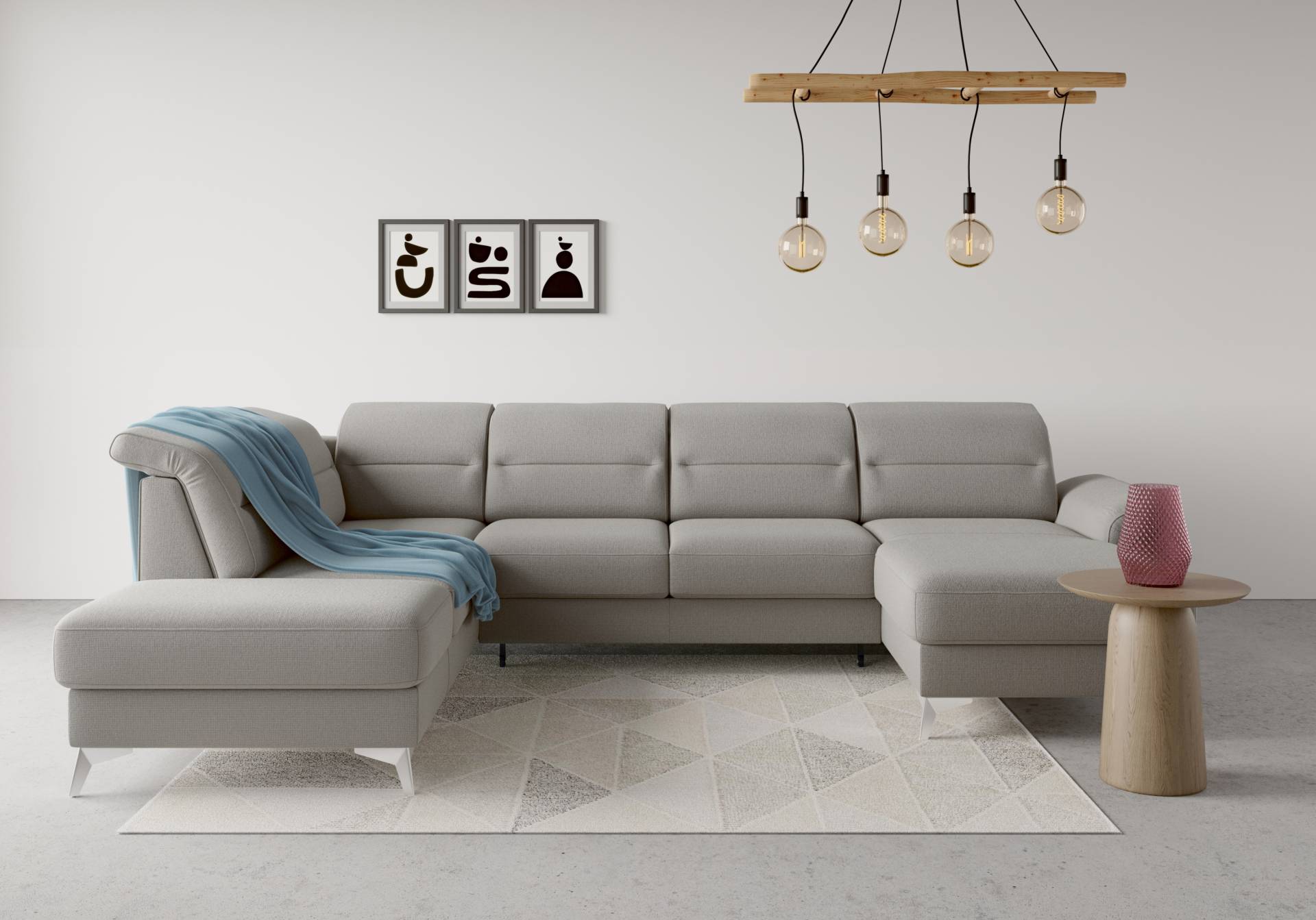 sit&more Wohnlandschaft »Sinatra U-Form«, optional mit Kopfteilverstellung und Armteilfunktion etc. sit&more Wohnlandschaft »Sinatra U-Form«, optional mit Kopfteilverstellung und Armteilfunktion etc. von sit&more