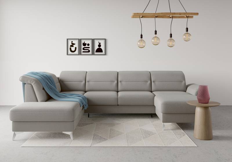 sit&more Wohnlandschaft »Sinatra U-Form«, optional mit Kopfteilverstellung und Armteilfunktion etc. von sit&more