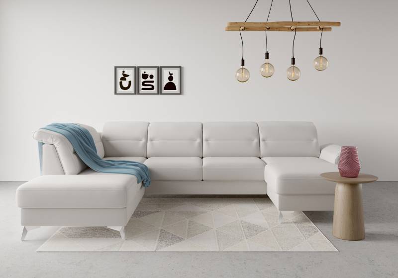 sit&more Wohnlandschaft »Sinatra U-Form«, optional mit Kopfteilverstellung und Armteilfunktion etc. von sit&more