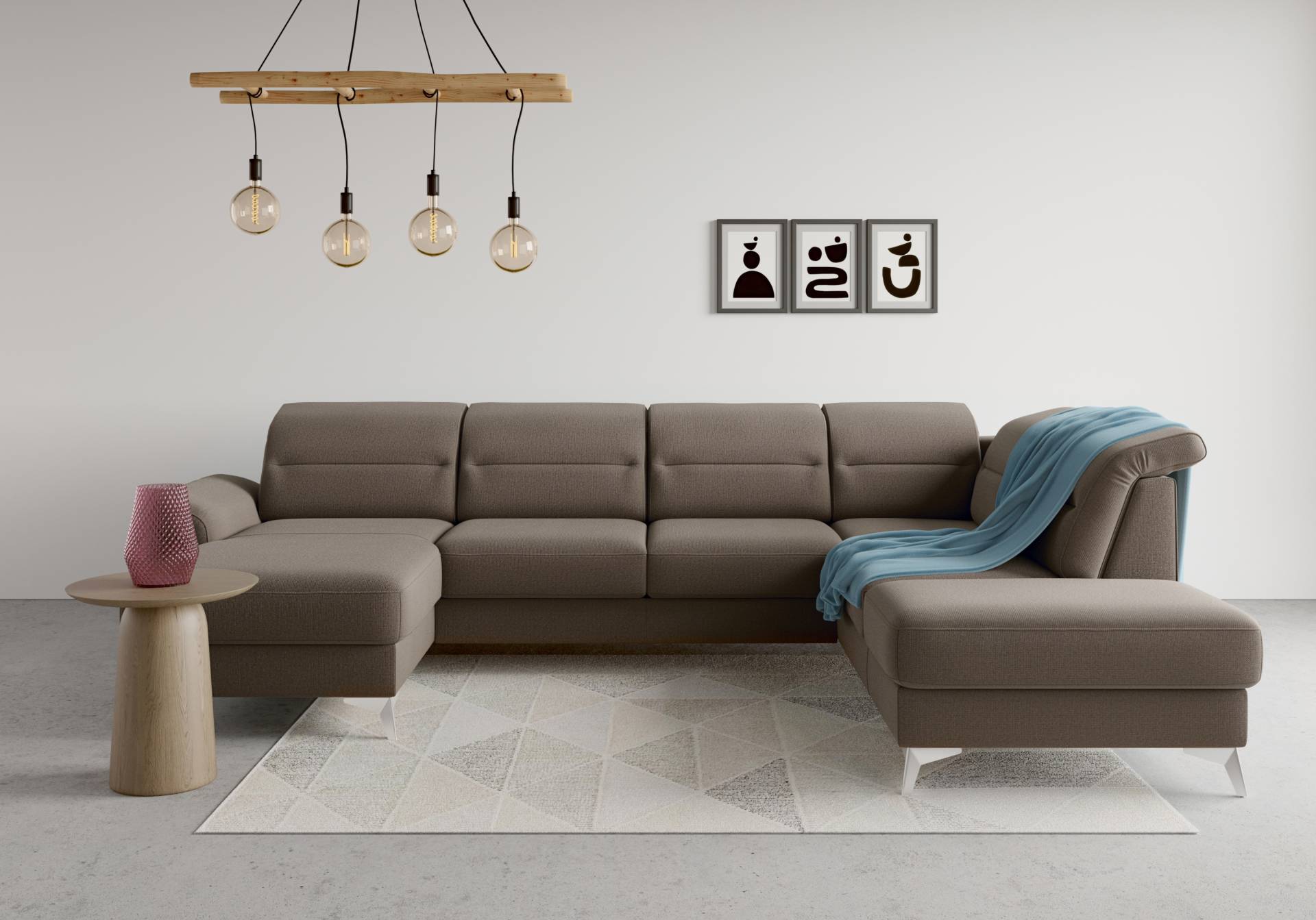 sit&more Wohnlandschaft »Sinatra U-Form«, optional mit Kopfteilverstellung und Armteilfunktion etc. sit&more Wohnlandschaft »Sinatra U-Form«, optional mit Kopfteilverstellung und Armteilfunktion etc. von sit&more