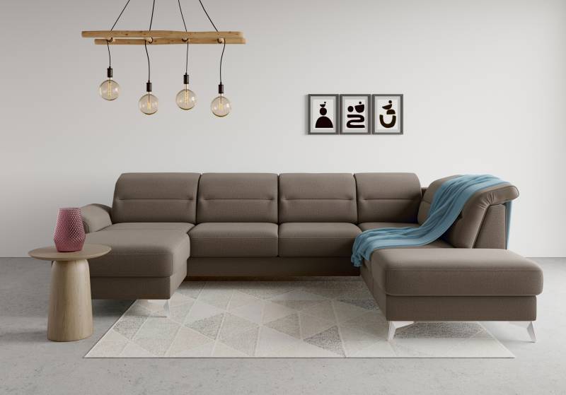 sit&more Wohnlandschaft »Sinatra U-Form«, optional mit Kopfteilverstellung und Armteilfunktion etc. von sit&more