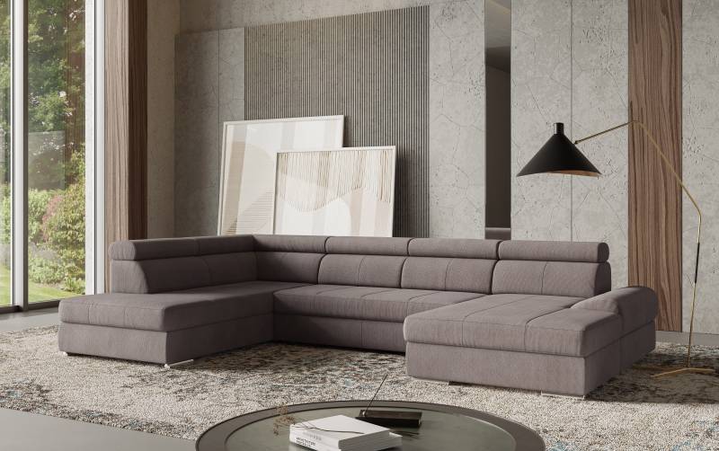 sit&more Wohnlandschaft »U-Form«, mit verstellbaren Kopfteilen, wahlweise mit Bettfunktion von sit&more