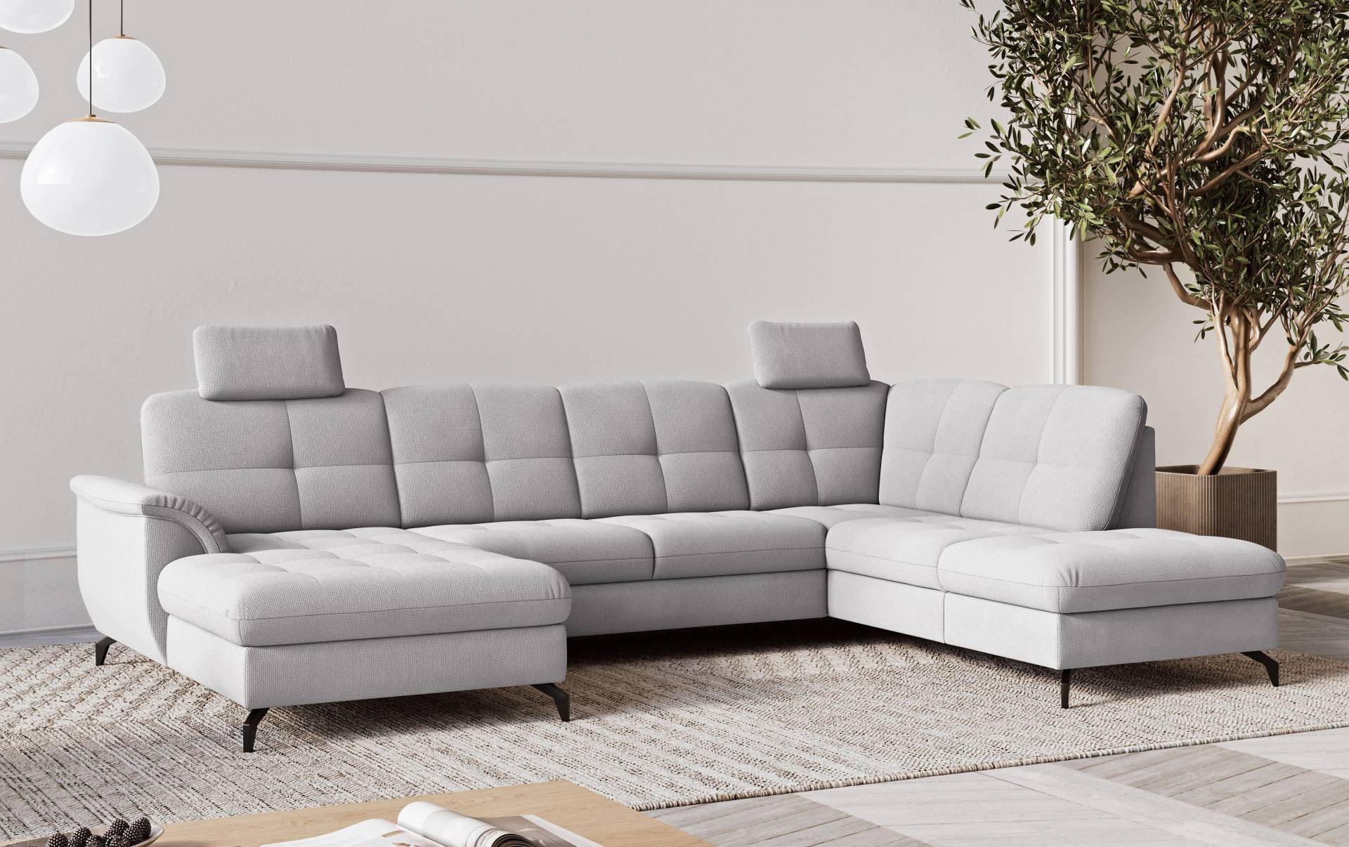 sit&more Wohnlandschaft »Zora U-Form«, wahlweise mit Bettfunktion und Bettkasten sit&more Wohnlandschaft »Zora U-Form«, wahlweise mit Bettfunktion und Bettkasten von sit&more