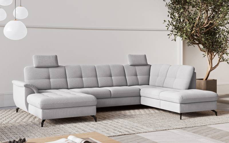 sit&more Wohnlandschaft »Zora U-Form«, wahlweise mit Bettfunktion und Bettkasten von sit&more