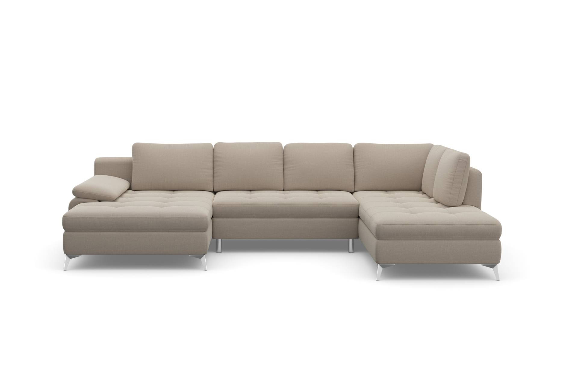sit&more Wohnlandschaft »Latigo U-Form«, mit Recamiere, wahlweise mit Bettfunktion und Bettkasten sit&more Wohnlandschaft »Latigo U-Form«, mit Recamiere, wahlweise mit Bettfunktion und Bettkasten von sit&more